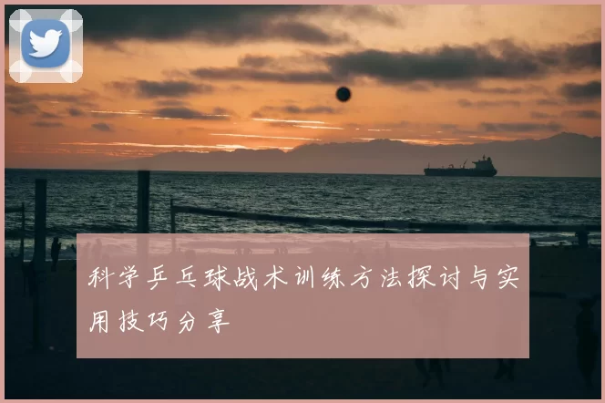 科学乒乓球战术训练方法探讨与实用技巧分享